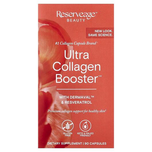 Основне фото товара ReserveAge Nutrition, Ultra Collagen Booster, Колаген, 90 капсул