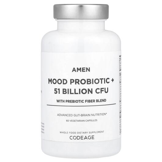 Основне фото товара Amen Mood Probiotic + 51 Billion CFU, Пробіотики, 60 капсул