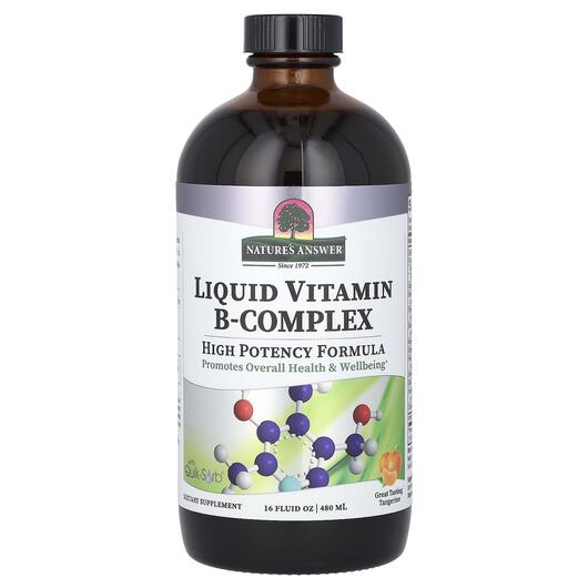 Основне фото товара Liquid Vitamin B-Complex Great Tasting Tangerine, B-комплекс, 480