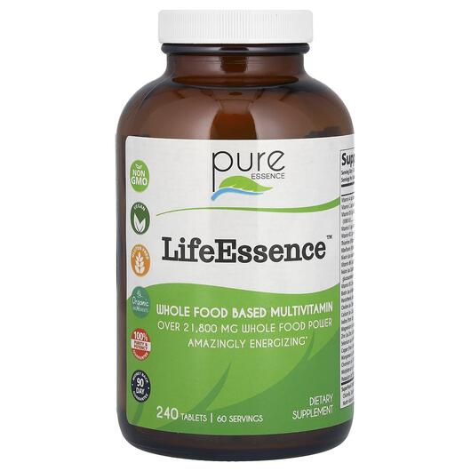 Основне фото товара Pure Essence, LifeEssence, Мультивітаміни, 240 таблеток