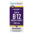 Фото товару Quick B-12 Energy Burst 1000 mcg, Вітамін B12 Кобаламін, 100 табл