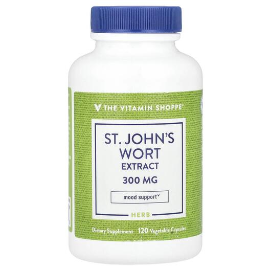Основное фото товара Зверобой, St. John's Wort Extract 300 mg, 120 капсул