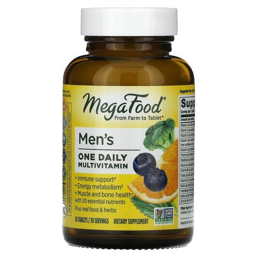 Основне фото товара Men’s One Daily Iron Free, Вітаміни для чоловіків, 30 табле