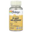 Фото товару Solaray, Plant Melatonin 3 mg, Мелатонін, 30 капсул