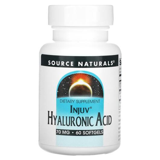 Основне фото товара Injuv Hyaluronic Acid 70, Injuv Гіалуронова кислота 70 мг, 60 кап