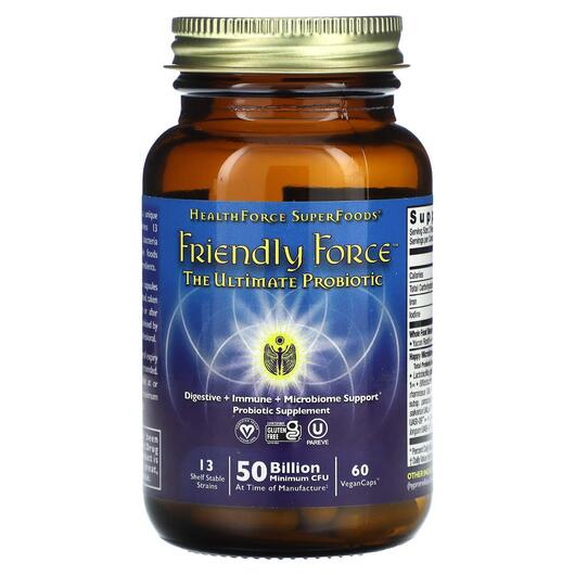 Основне фото товара Friendly Force The Ultimate Probiotic, Пробіотики, 60 капсул