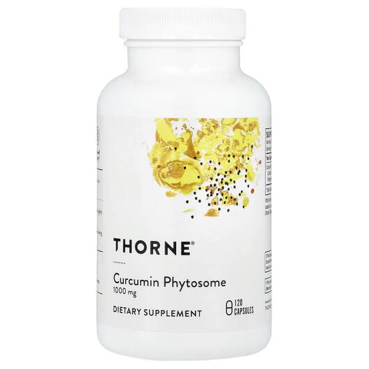 Основне фото товара Curcumin Phytosome 1000 mg, Екстракту куркуміну Меріва, 120 капсу