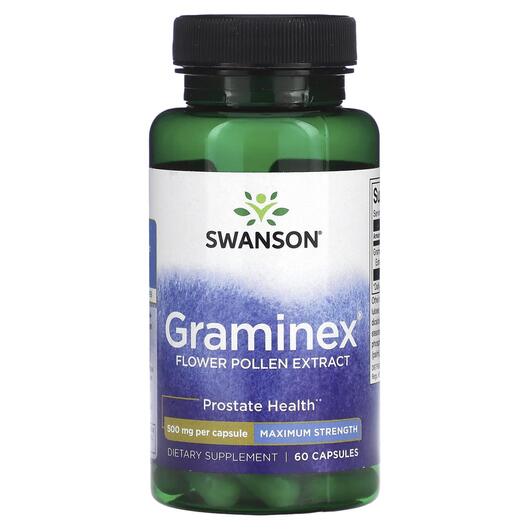 Основне фото товара Graminex Flower Pollen Extract Maximum, Бджолиний пилок, 60 капсу