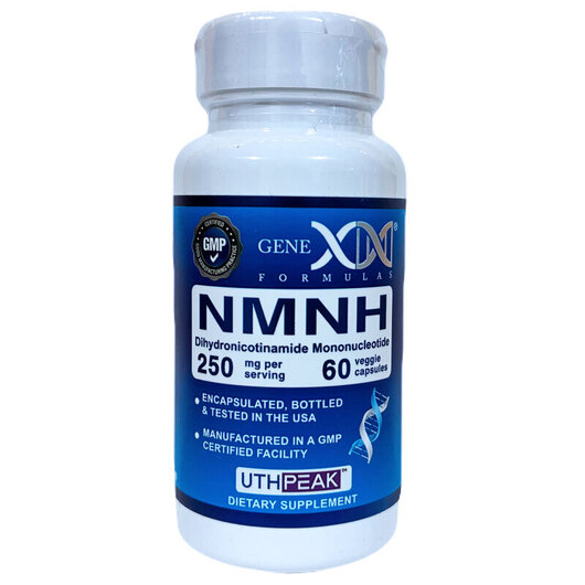 Основне фото товара NMNH 250 mg Uthpeak, Дигідронікотинамід мононуклеотид, 60 капсул