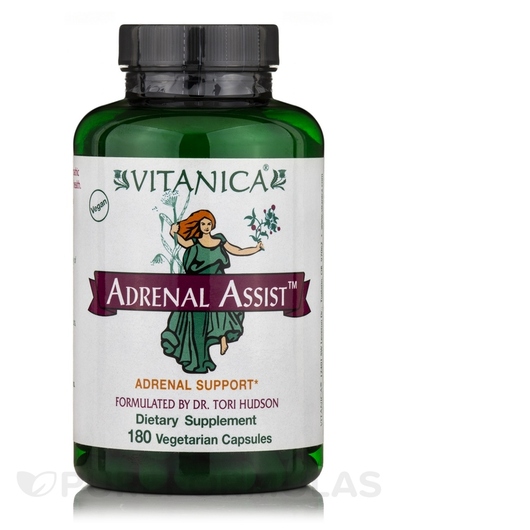 Основне фото товара Vitanica, Adrenal Assist, Підтримка наднирників, 180 капсул