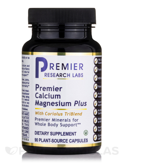 Основне фото товара Premier Calcium Magnesium Plus, Кальцій Магній, 90 капсул