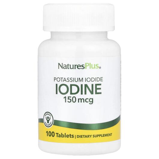 Основне фото товара Potassium Iodide 150 mcg, Йодид калію 150 мкг, 100 таблеток