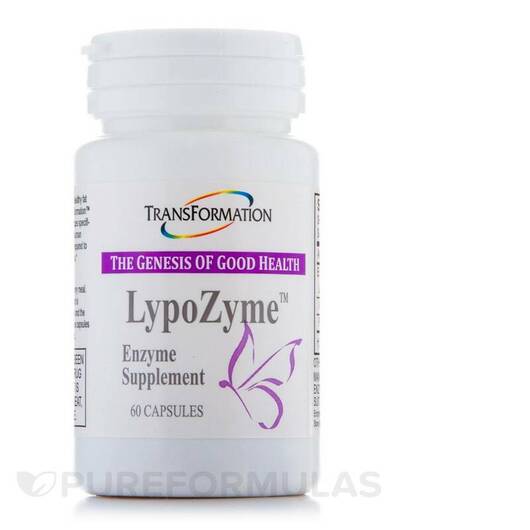 Основне фото товара Transformation Enzymes, LypoZyme, Ферменти, 60 капсул