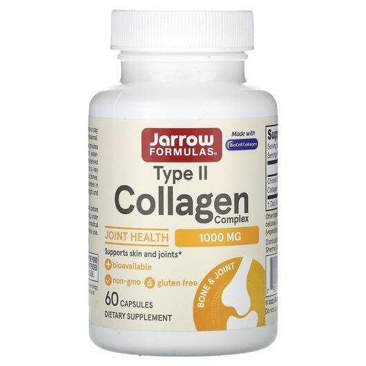 Основне фото товара Jarrow Formulas, Collagen Type II, Колаген 2 типу, 60 капсул