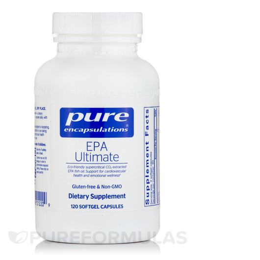 Основне фото товара Pure Encapsulations, EPA Ultimate, ЕПК, 120 капсул