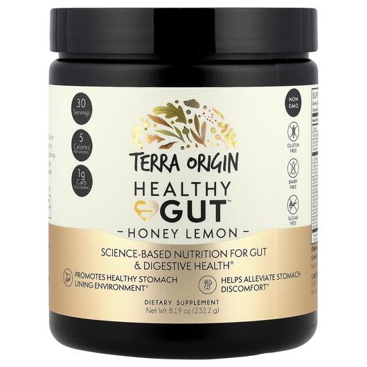 Основне фото товара Healthy Gut Honey Lemon, Підтримка кишкового тракту, 232 г