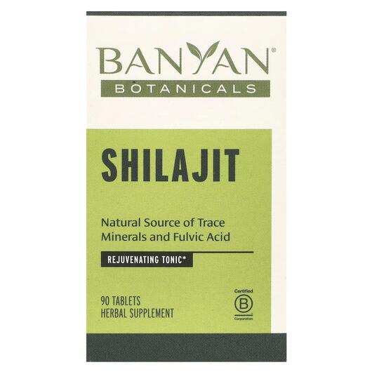 Основне фото товара Banyan Botanicals, Shilajit, Шилайт, 90 таблеток
