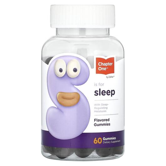 Основне фото товара S Is For Sleep with Melatonin Flavored Gummies, Мелатонін, 60 таб
