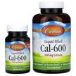 Фото товару Carlson, Liquid Filled Cal-600 100 +, Кальцій, 30 капсул