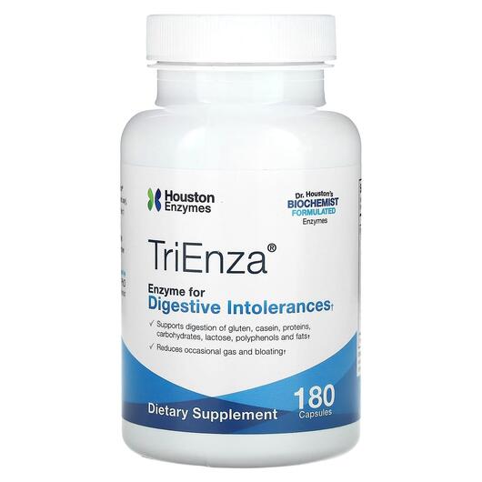 Основне фото товара Houston Enzymes, TriEnza, Ферменти ТріЄнза, 180 капсул
