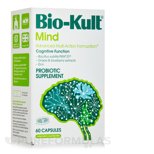 Основне фото товара Bio-Kult, Mind, Пробіотики, 60 капсул