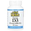 Vitamin D3 25 mcg 1000 IU, Вітамін D3, 180 таблеток