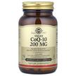 Фото товару Solgar, Vegetarian CoQ-10 200 mg, Коензим Q-10 200 мг, 60 капсул