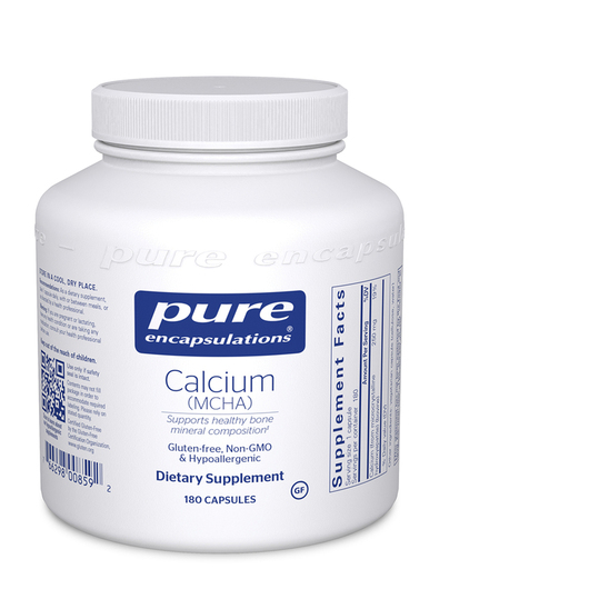 Основне фото товара Pure Encapsulations, Calcium MCHA, Кальцій, 180 капсул