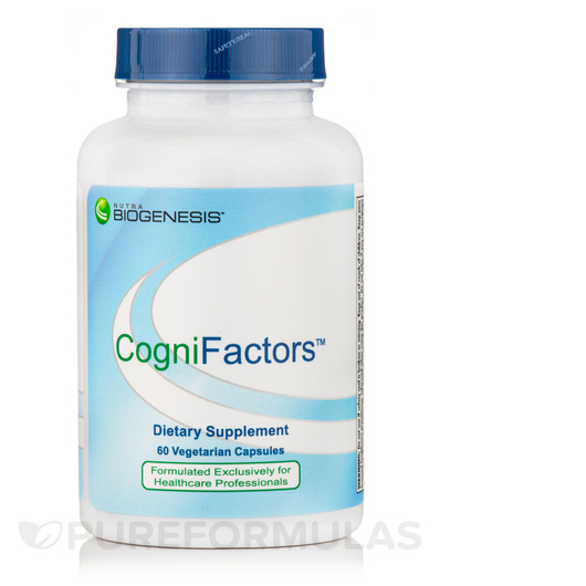 Основне фото товара Nutra BioGenesis, CogniFactors, Підтримка мозку, 60 капсул