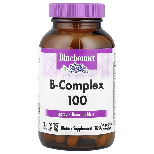 Основне фото товара Bluebonnet Nutrition, B-Complex 100, B-комплекс, 100 капсул