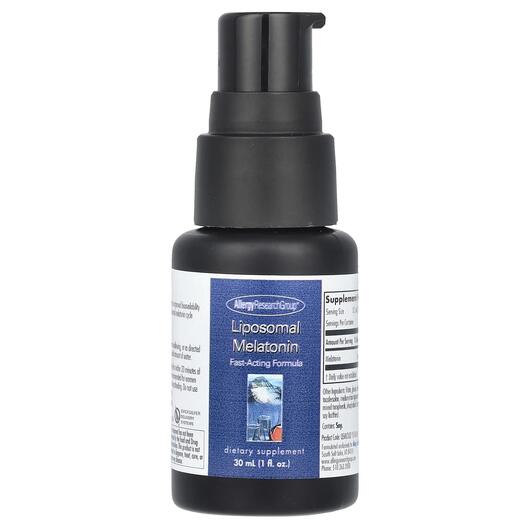Основне фото товара Allergy Research Group, Liposomal Melatonin, Мелатонін, 30 мл