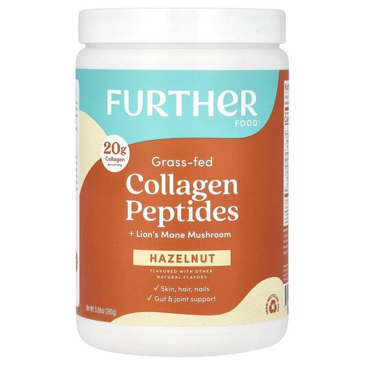 Основне фото товара Grass-Fed Collagen Peptides + Lion's Mane Mushroom, Колаген,