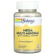 Solaray, Mega Multi Mineral, Мінеральні добавки, 100 капсул
