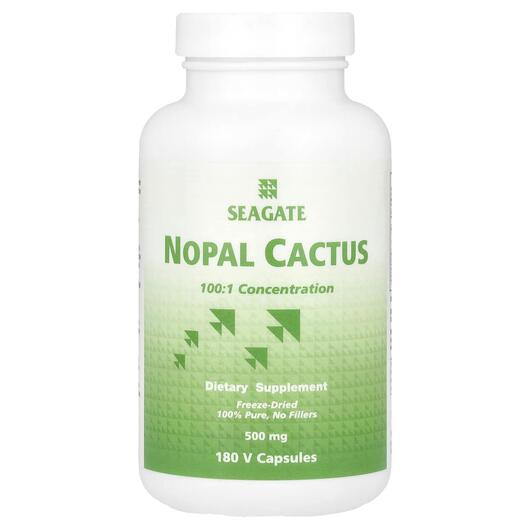 Основне фото товара Seagate, Nopal Cactus 500 mg, Кактус, 180 капсул