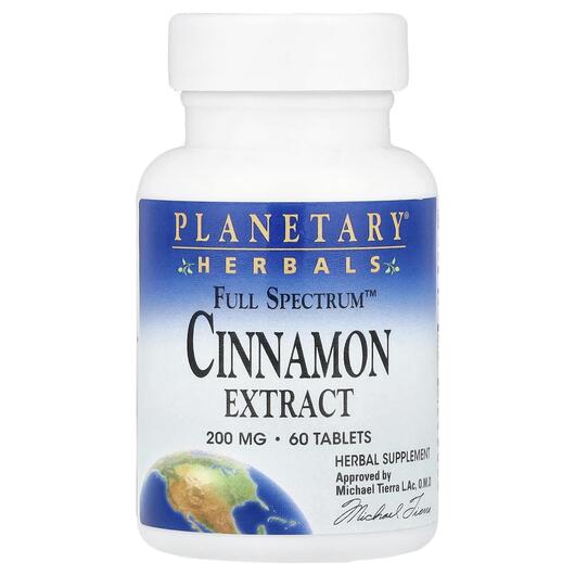 Основне фото товара Full Spectrum Cinnamon Extract 400 mg, Екстракт кориці, 60 таблет