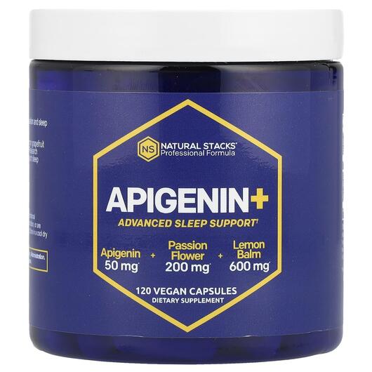 Основне фото товара Natural Stacks, Apigenin+, Апігенін, 120 капсул