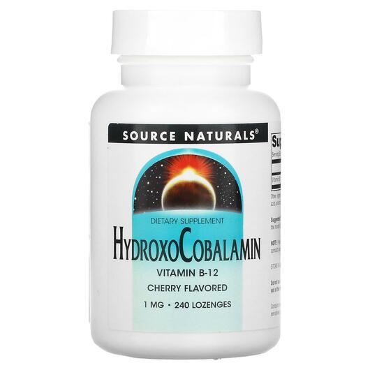 Основне фото товара HydroxoCobalamin Vitamin B-12 Cherry Flavored, Вітамін B, 240 таб