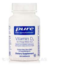 Вітамін D3 Холекальциферол Vitamin D3 400 IU Pure