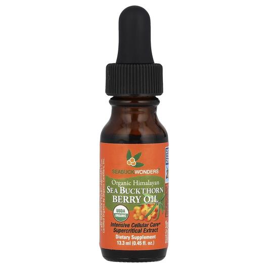 Основне фото товара Organic Himalayan Sea Buckthorn Berry Oil, Обліпиха, 13.3 мл
