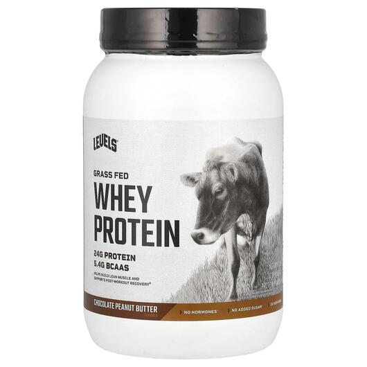 Основне фото товара Grass Fed Whey Protein Powder Chocolate Peanut, Протеїн Ізолят, 9