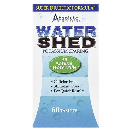 Основне фото товара Absolute Nutrition, Watershed, Діуретики, 60 таблеток