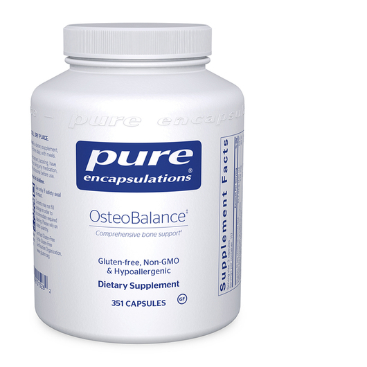 Основне фото товара Pure Encapsulations, OsteoBalance, Здоров'я кісток, 351 капс