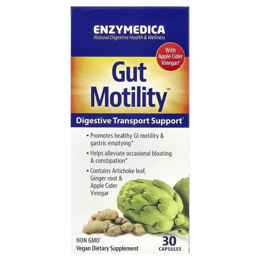 Основне фото товара Gut Motility Digestive, Підтримка кишечника, 30 капсул