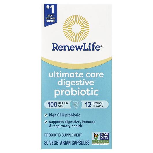 Основне фото товара Ultimate Care Probiotic, Пробіотики 100 млрд КУО, 30 капсул