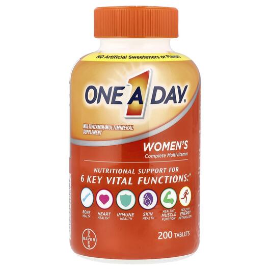 Основне фото товара One A Day Women's Complete Multivitamin, Вітаміни для жінок,