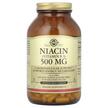 Solgar, Vitamin B3 Niacin 500 mg, Ніацин 500 мг, 250 капсул