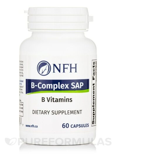 Основне фото товара NFH, B-Complex SAP, B-комплекс, 60 капсул