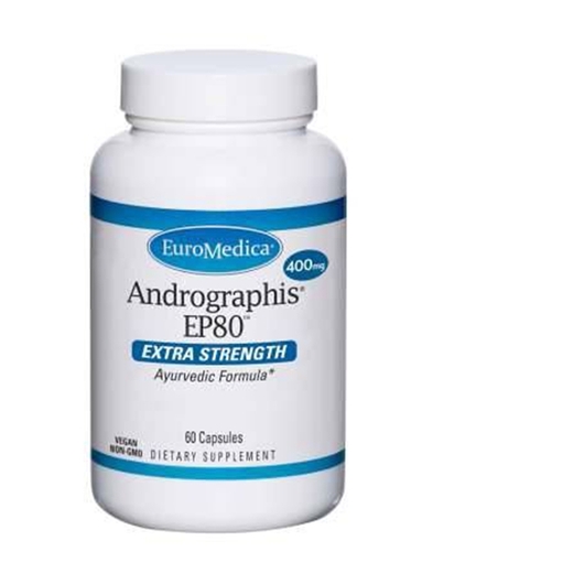 Основне фото товара Andrographis EP80 Extra Strength, Андрографіс, 60 капсул
