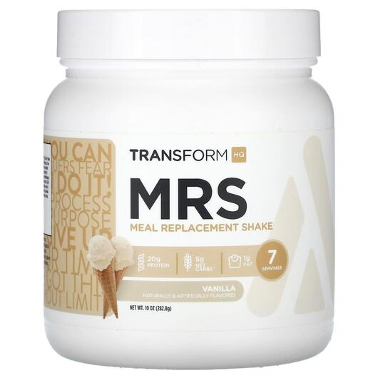 Основне фото товара MRS Meal Replacement Shake Vanilla, Замінник їжі, 282.8 г