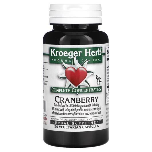 Основне фото товара Complete Concentrates Cranberry, Журавлина, 90 капсул